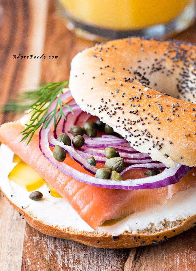 Smoked Salmon Bagel
 Smoked Salmon Bagel