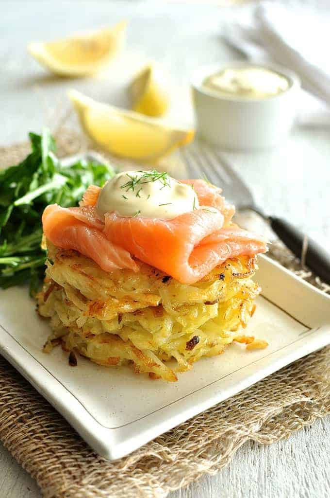 Smoked Salmon Brunch Recipes
 Smoked Salmon Potato Rosti Stack