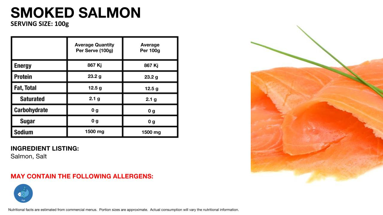 Smoked Salmon Calories
 Smoked Salmon Sashimi Nutrition Facts Nutrition Ftempo