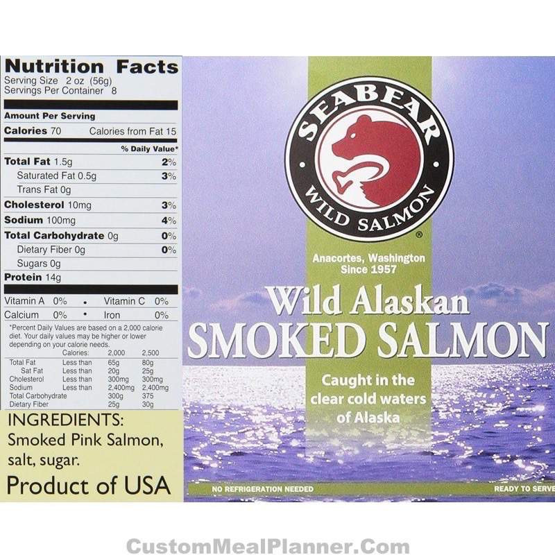Smoked Salmon Calories
 Nutritional Information For Smoked Salmon