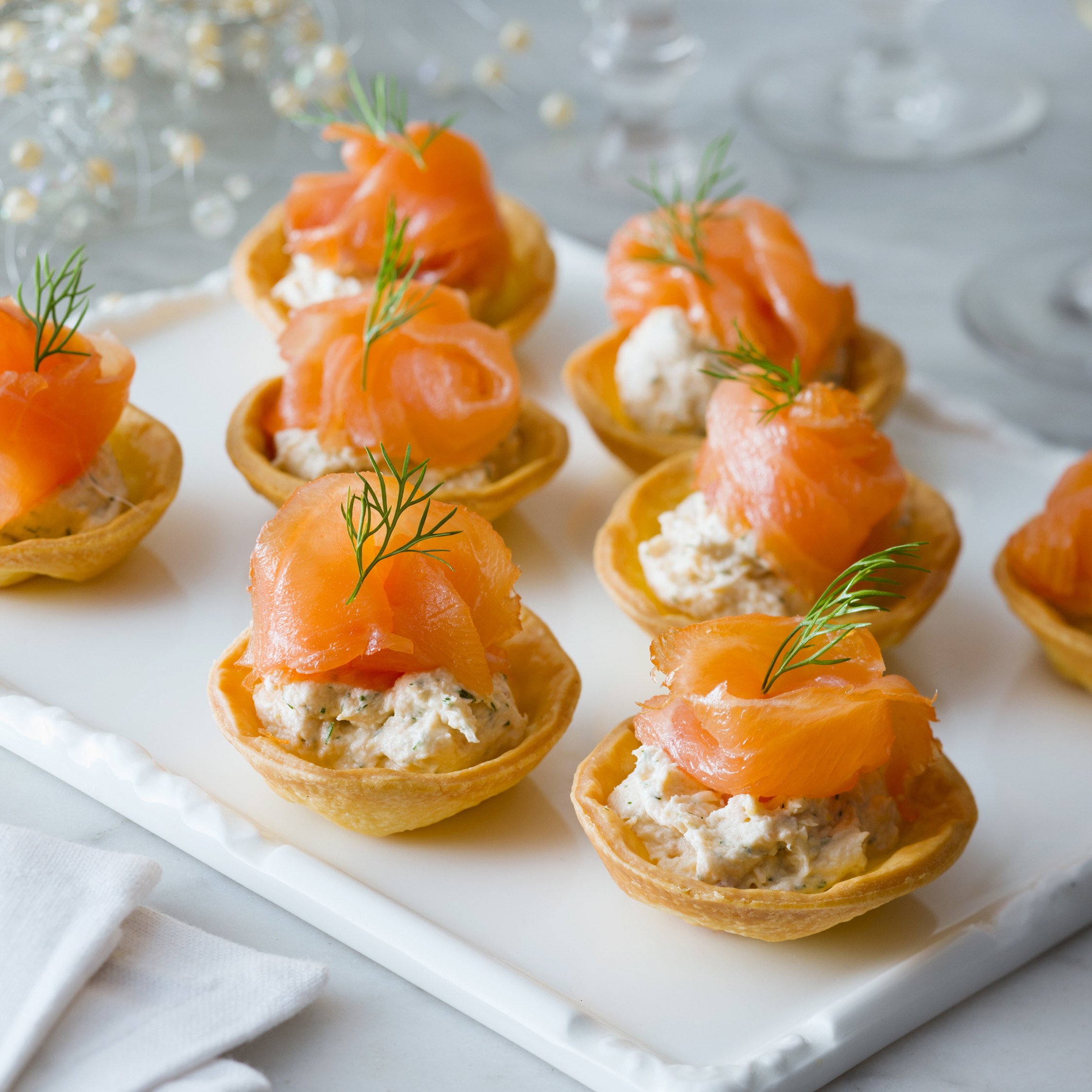 Smoked Salmon Canapes
 Recipe