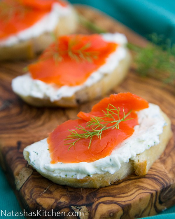 Smoked Salmon Canapes
 Smoked Salmon Tea Sandwiches Canapés