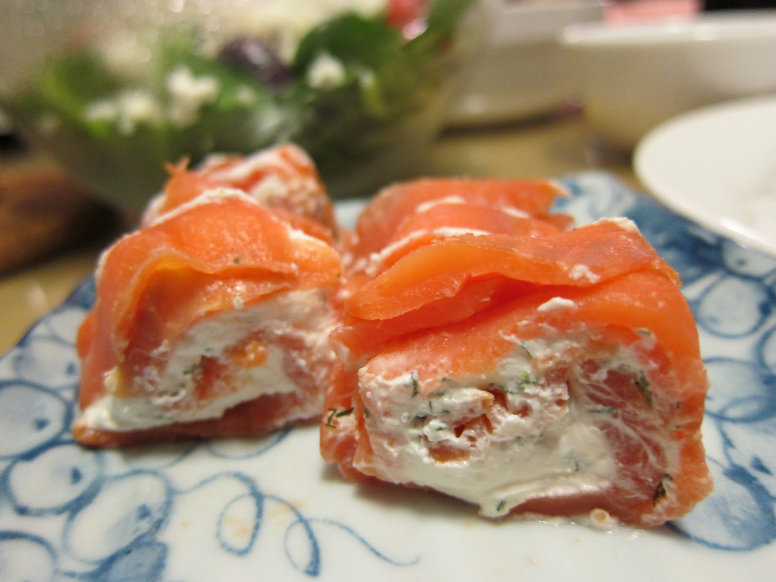 Smoked Salmon Cream Cheese Appetizers
 Dining for Two Smoked Salmon and Cream Cheese Appetizer