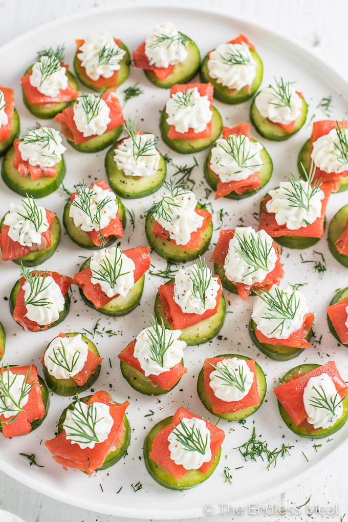 Smoked Salmon Cream Cheese Appetizers
 Smoked Salmon Appetizer Bites w Lemon Dill Cream Cheese