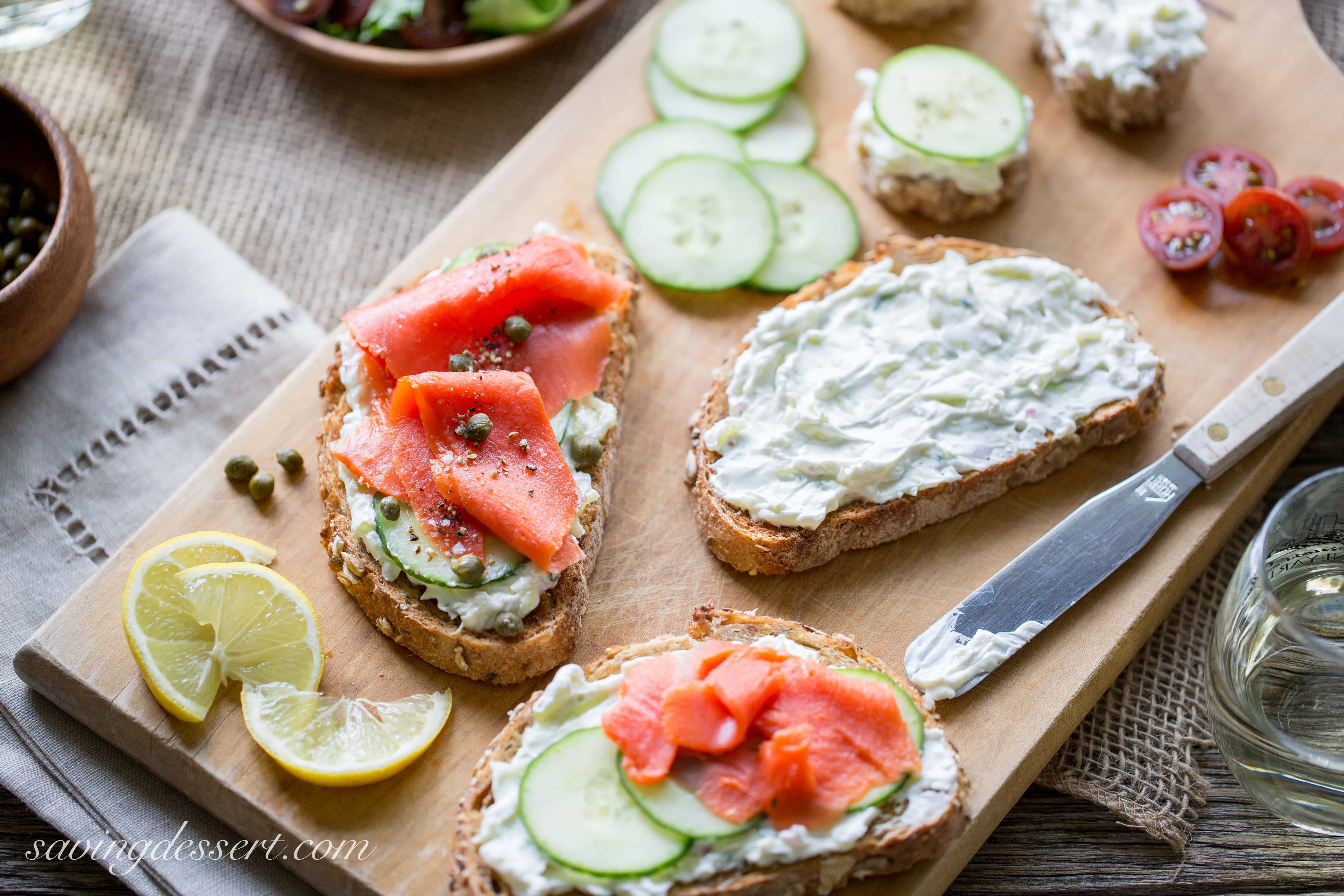 Smoked Salmon Cream Cheese Appetizers
 Smoked Salmon & Cucumber Cream Cheese Appetizers Saving