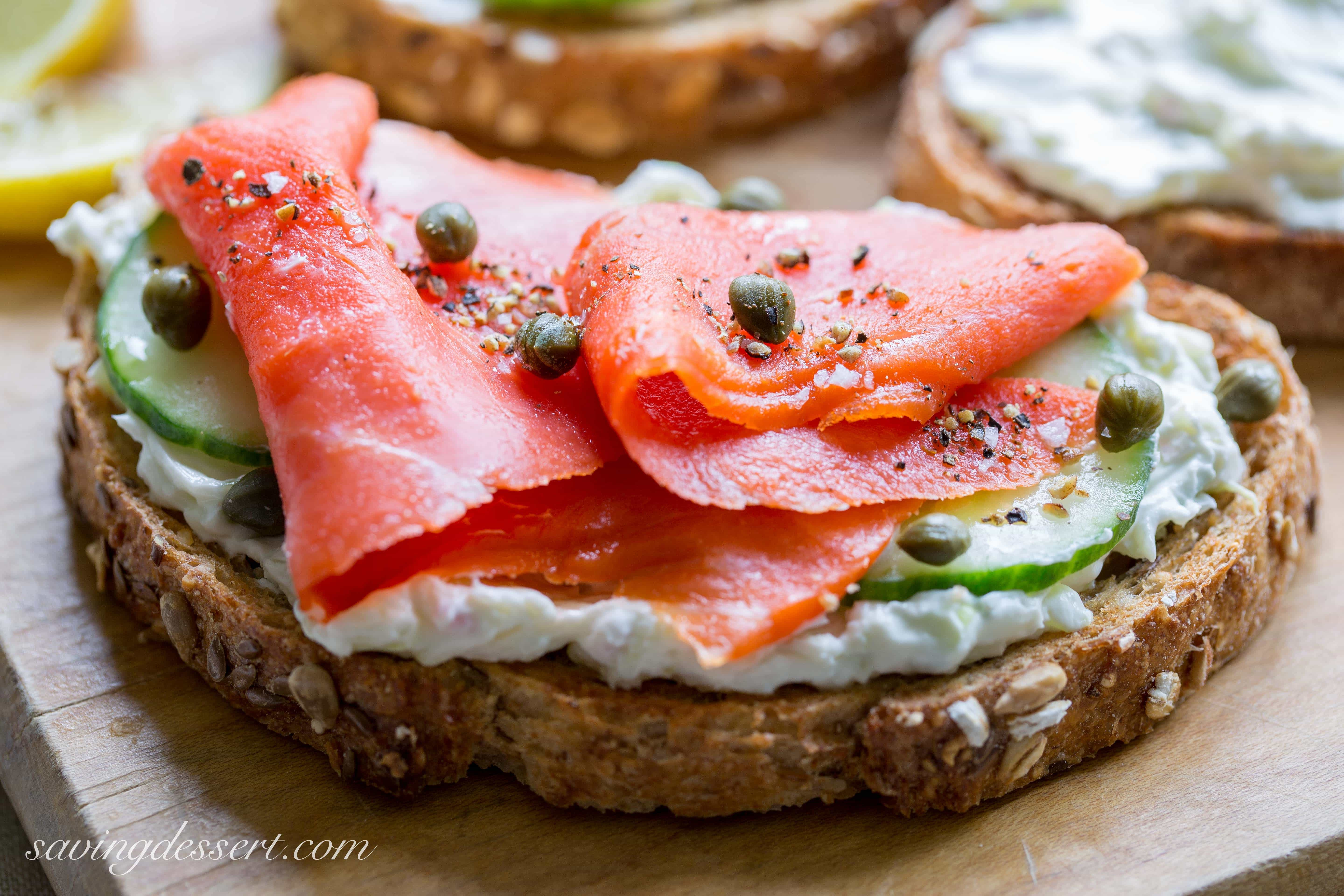 Smoked Salmon Cream Cheese Appetizers
 Smoked Salmon & Cucumber Cream Cheese Appetizers Saving