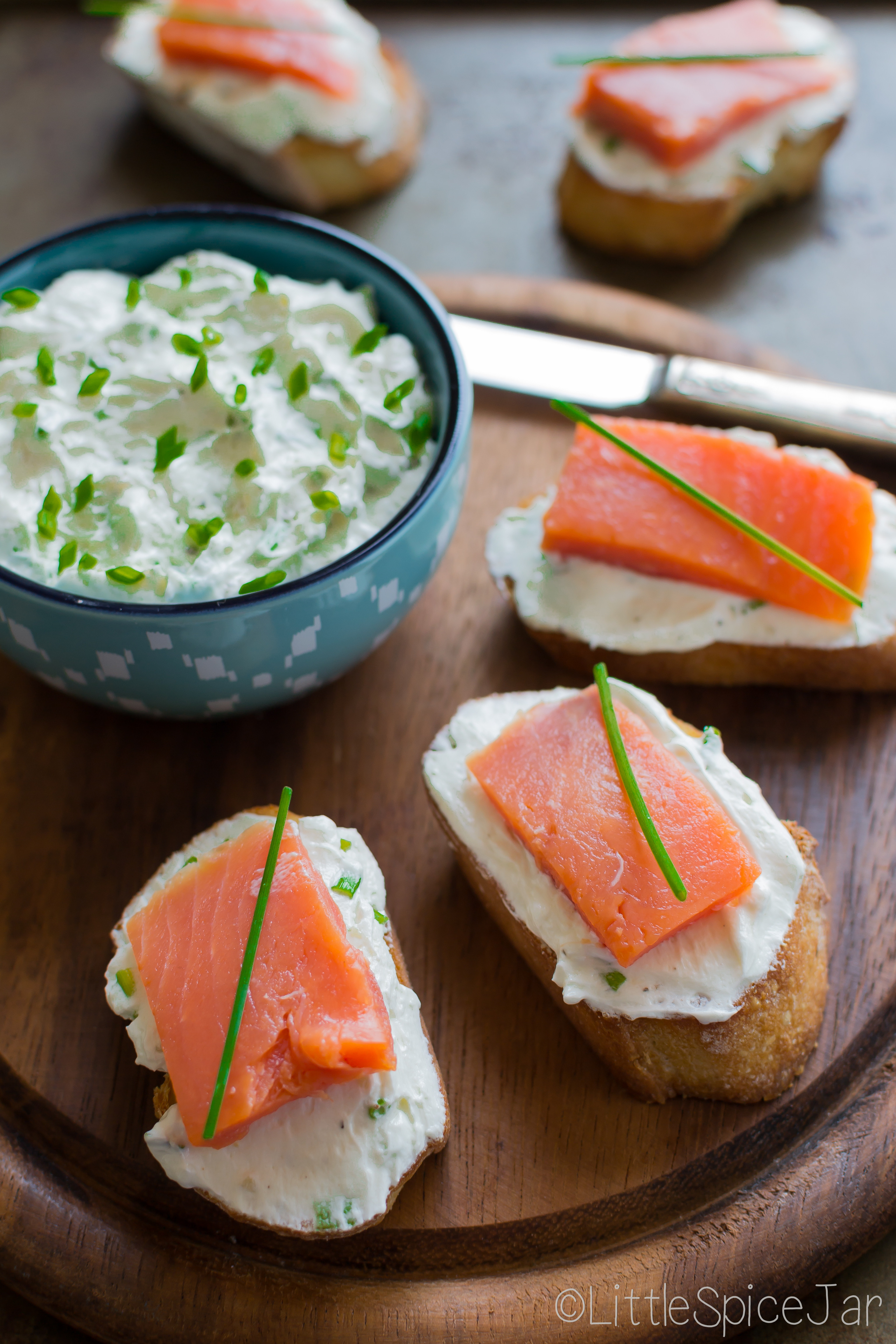 Smoked Salmon Cream Cheese Appetizers
 Smoked Salmon Goat Cheese Bruschetta Recipe