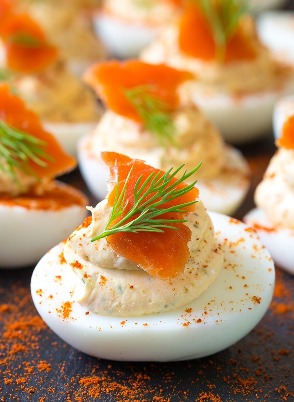 Smoked Salmon Deviled Eggs
 15 Deviled Egg Recipes for Spring A Spicy Perspective