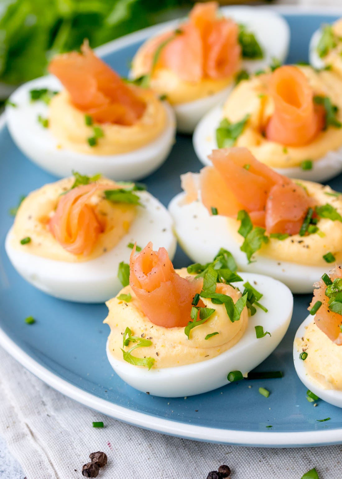 Smoked Salmon Deviled Eggs
 Try Our Low Carb Smoked Salmon Deviled Eggs Recipe