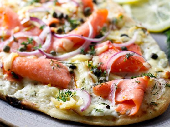 Smoked Salmon Pizza
 Smoked Salmon Pizza Recipe