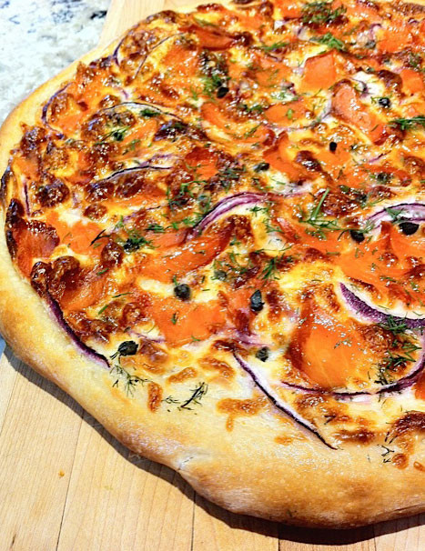 Smoked Salmon Pizza
 Questions from a Recipe Copy Editor Dianne Jacob Will