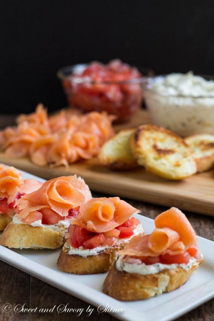 Smoked Salmon Recipes Appetizers
 1636 best images about Party Food on Pinterest