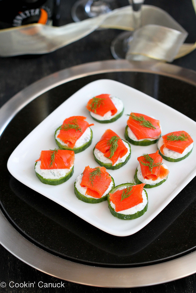 Smoked Salmon Recipes Appetizers
 Smoked Salmon & Cucumber Appetizer Recipe w Caper Yogurt