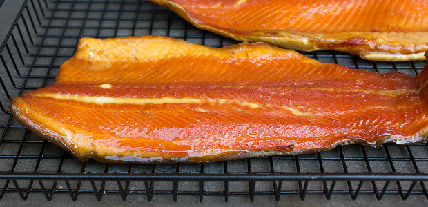 Smoked Salmon Rub
 Smoked Rainbow Trout Fish smoked in the Bradley Smoker