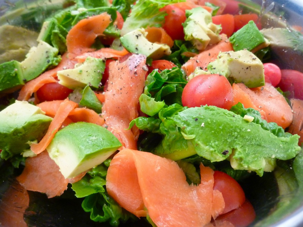 Smoked Salmon Salad
 Smoked salmon salad – Claire s Food