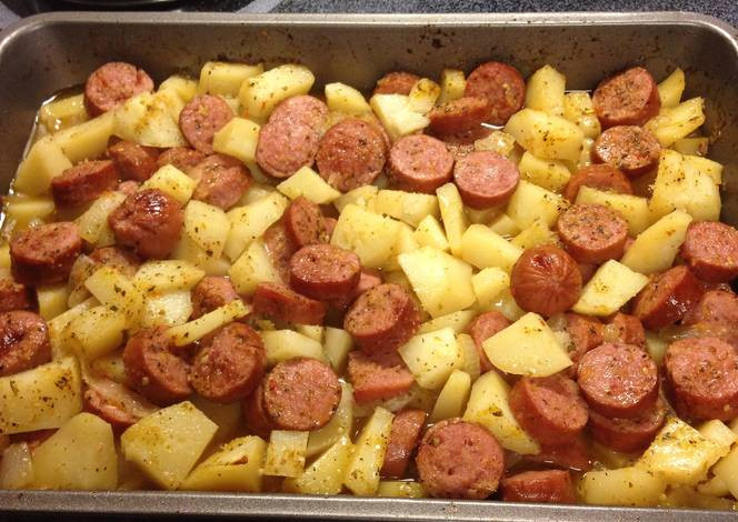 Smoked Sausage And Potato Bake
 Sausage And Potato Bake Recipe — Dishmaps