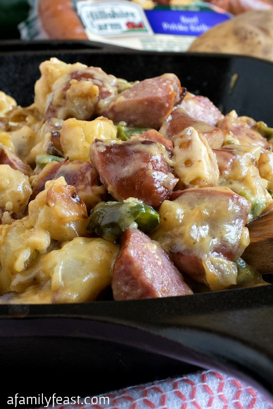 Smoked Sausage Recipes For Dinner
 Cheesy Smoked Sausage Skillet A Family Feast