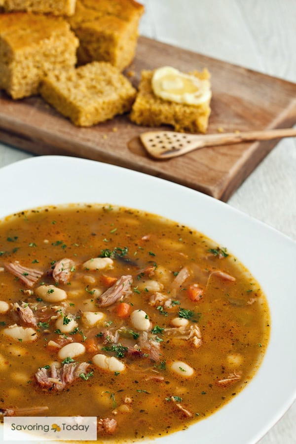 Smoked Turkey Soup
 Smoked Turkey & Bean Soup Recipe Even Better Than