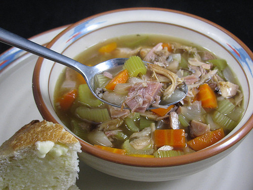 Smoked Turkey Soup
 Smoked Turkey and Wild Rice Soup