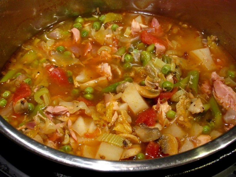 Smoked Turkey Soup
 Instant Pot Smoked Turkey Ve able Soup Smokin Pete s BBQ