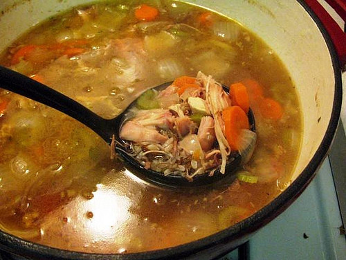 Smoked Turkey Soup
 Smoked Turkey and Wild Rice Soup