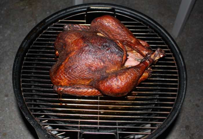 Smoking Whole Turkey
 Try Smoking Turkey in a Weber Smoky Mountain Cooker