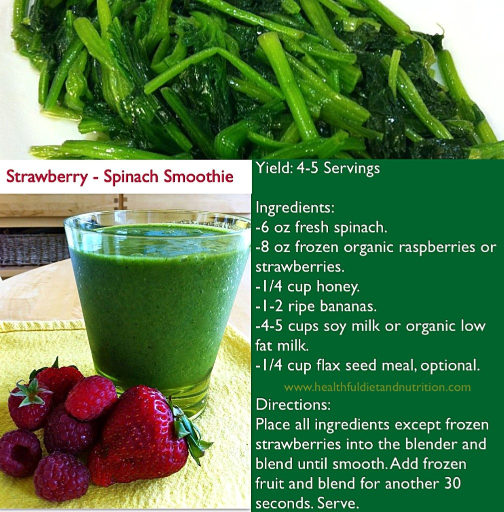 Smoothie Recipes With Spinach
 spinach smoothie recipe