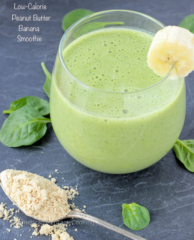 Smoothie Recipes With Spinach
 Low Calorie Peanut Butter Banana Spinach Smoothie