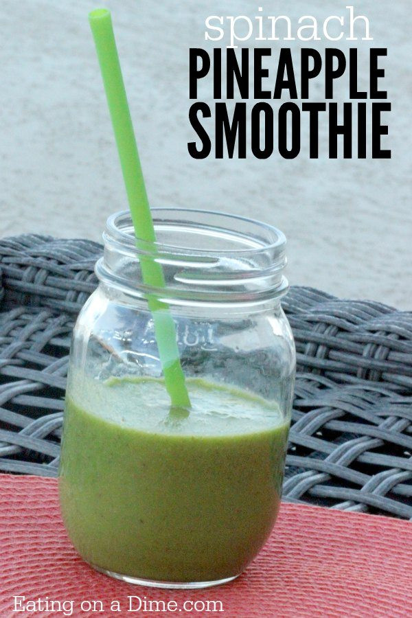 Smoothie Recipes With Spinach
 spinach pineapple smoothie recipe