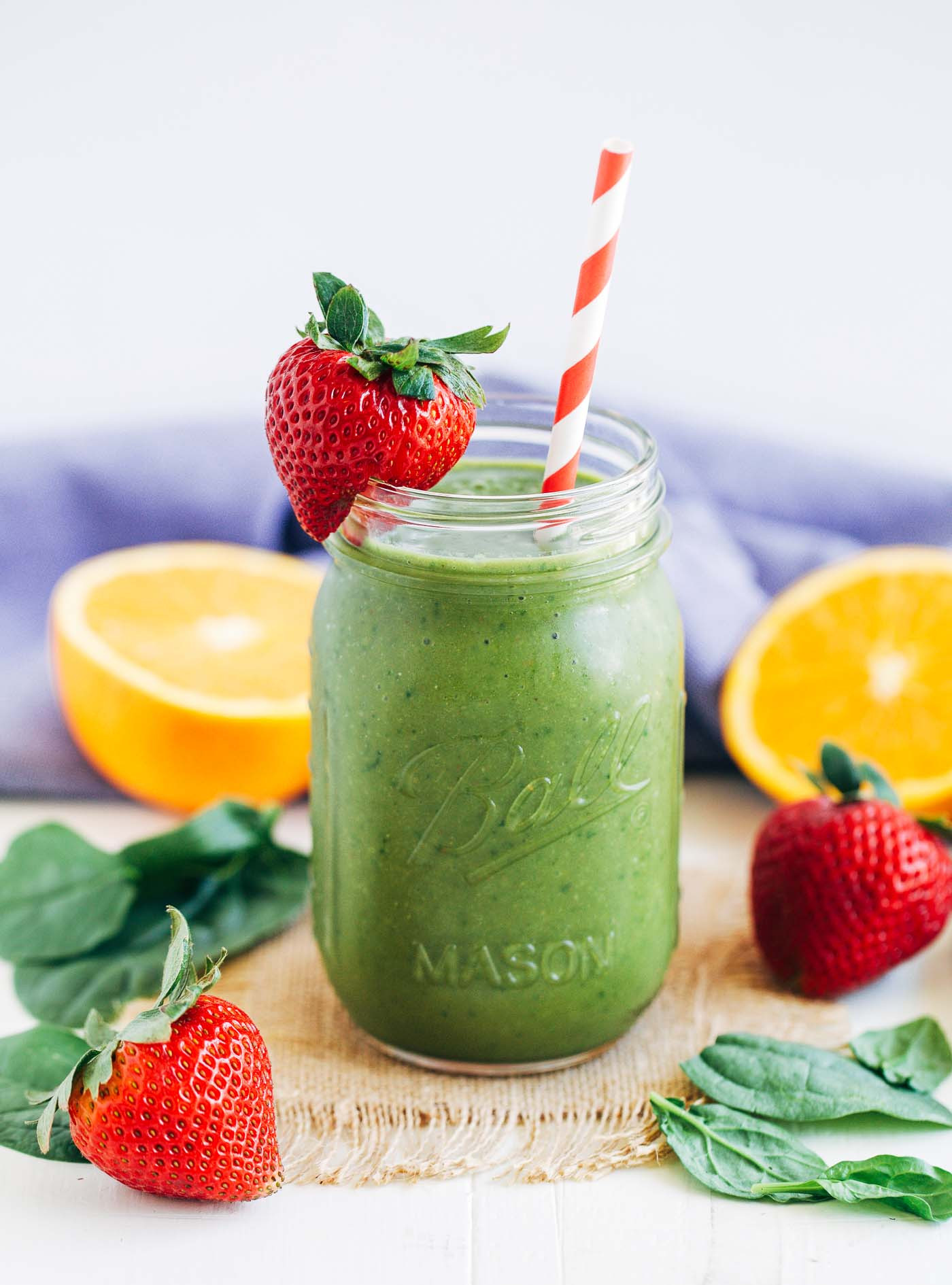 Smoothie Recipes With Spinach
 Strawberry Mango Spinach Smoothie Making Thyme for Health