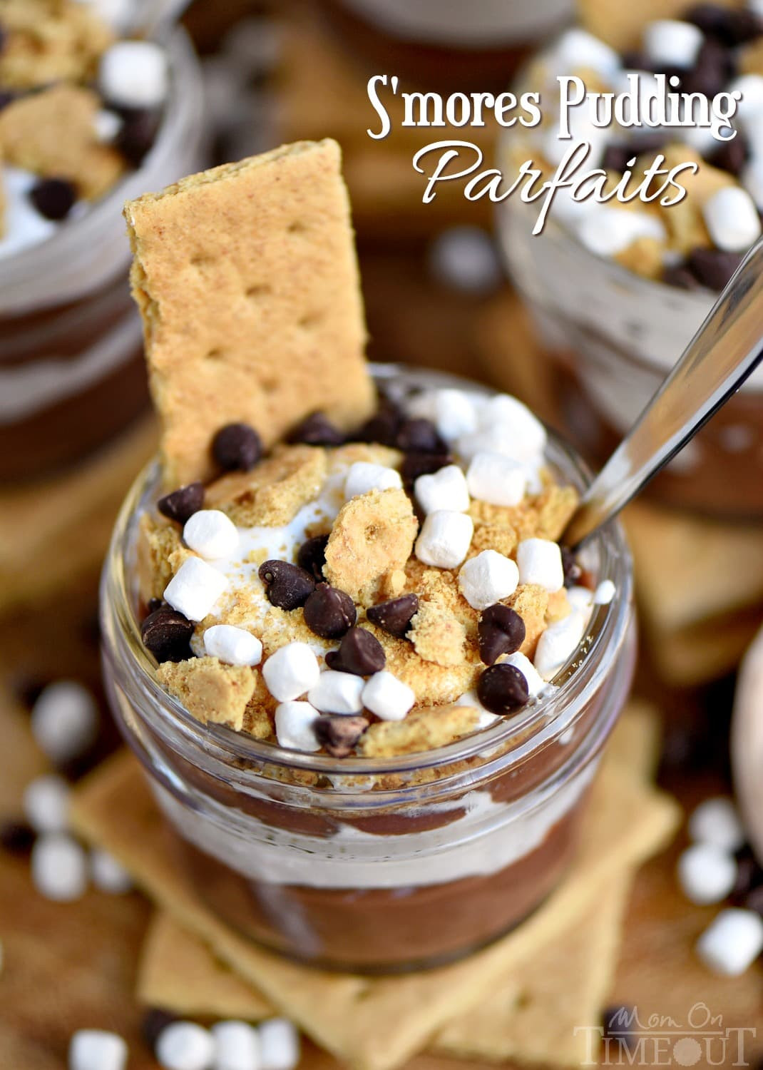 Smores Dessert Recipe
 S mores Pudding Parfaits Mom Timeout