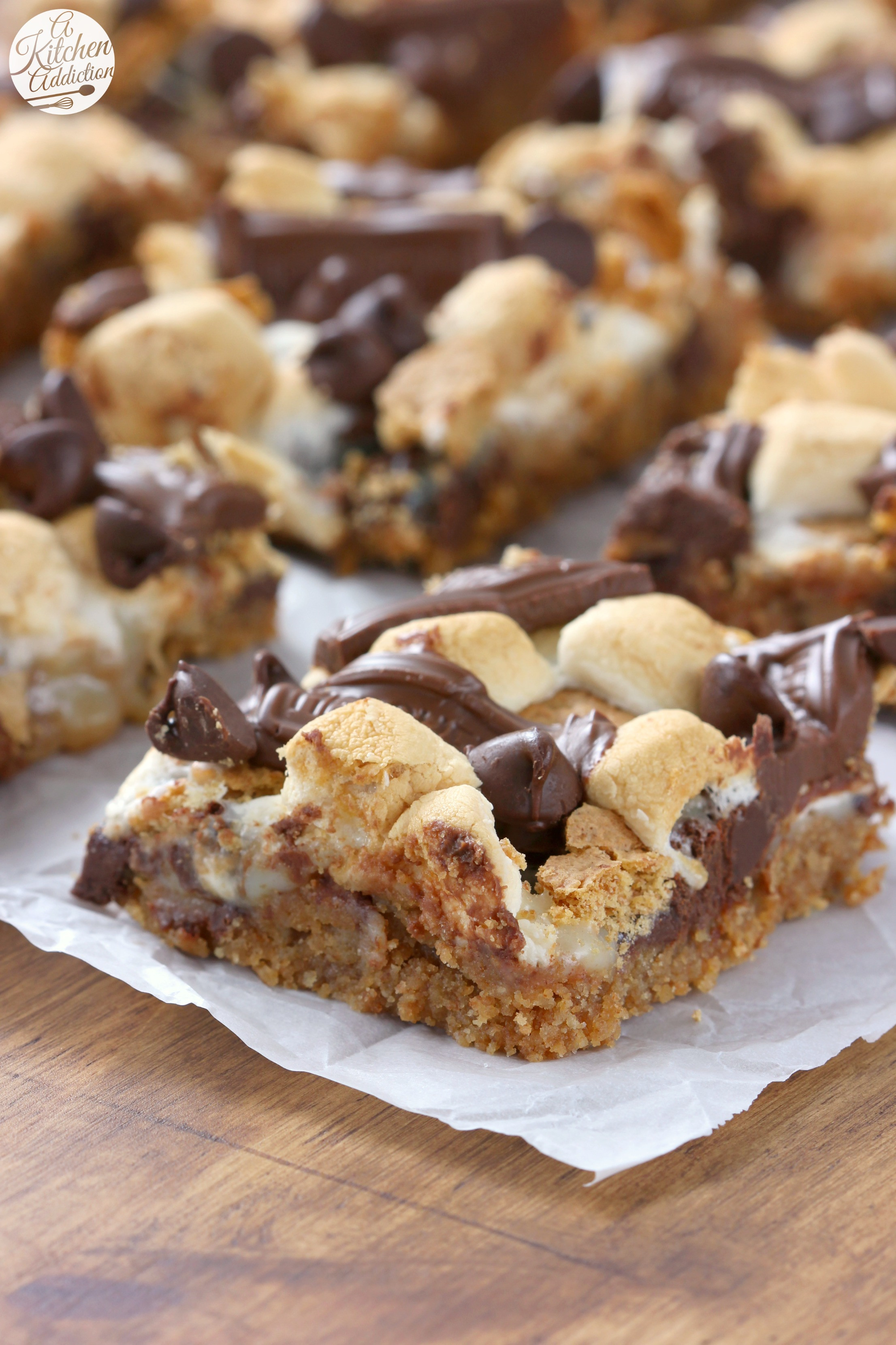 Smores Dessert Recipe
 S mores Seven Layer Bars A Kitchen Addiction