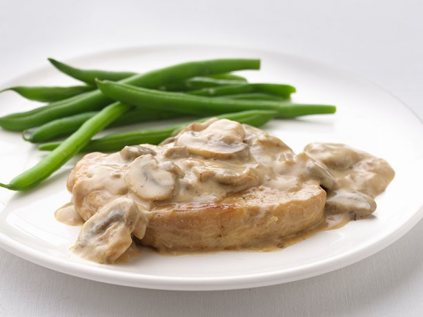 Smothered Pork Chops Cream Of Mushroom
 Healthified Smothered Pork Chops