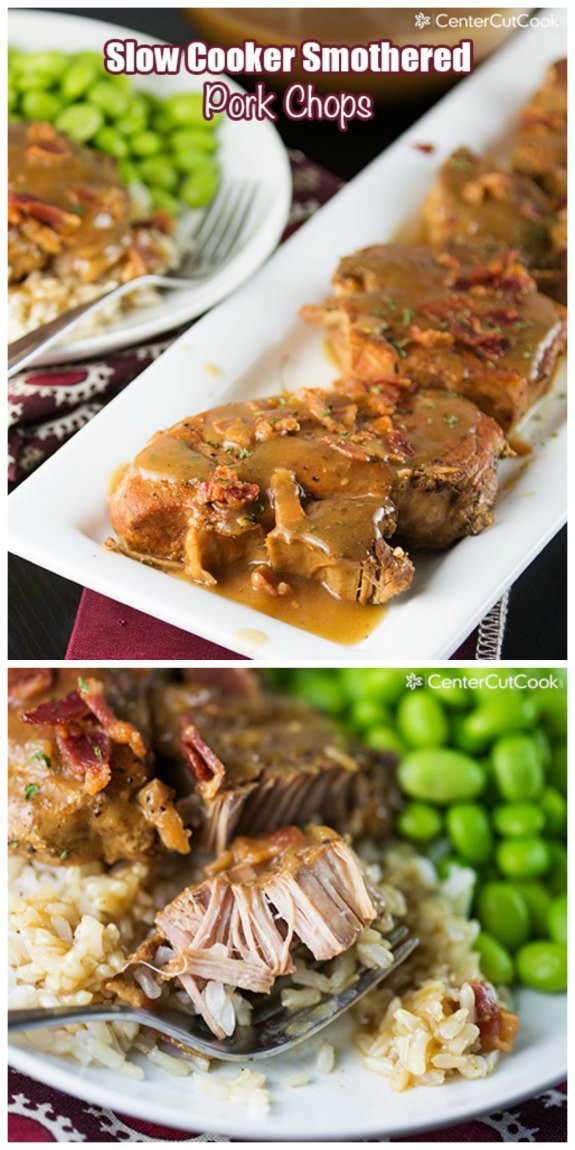 Smothered Pork Chops Slow Cooker
 Slow Cooker from Scratch Slow Cooker Smothered Pork