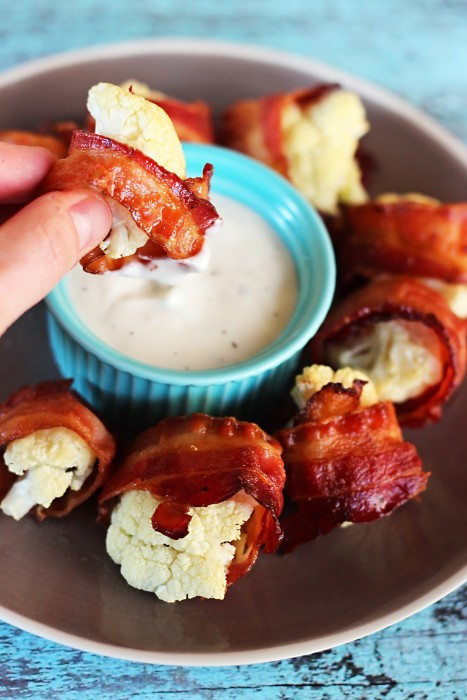 Snacks On Keto Diet
 Easy Keto Snacks Microwave Bacon Wrapped Cauliflower