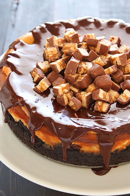 Snickers Cheesecake Recipe
 Snickers Cheesecake Handle the Heat