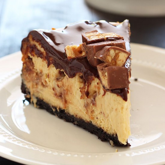 Snickers Cheesecake Recipe
 Snickers Cheesecake Handle the Heat