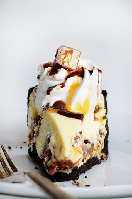 Snickers Cheesecake Recipe
 Snickers Cheesecake i am baker