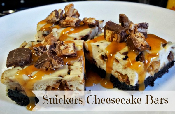 Snickers Cheesecake Recipe
 Halloween Recipes for Dessert and Halloween Punch