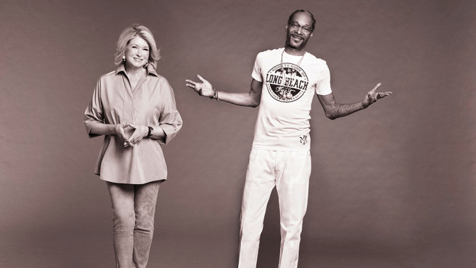 Snoop And Martha Dinner Party
 Martha Stewart Snoop Dogg Set 50 Cent Among First Guests