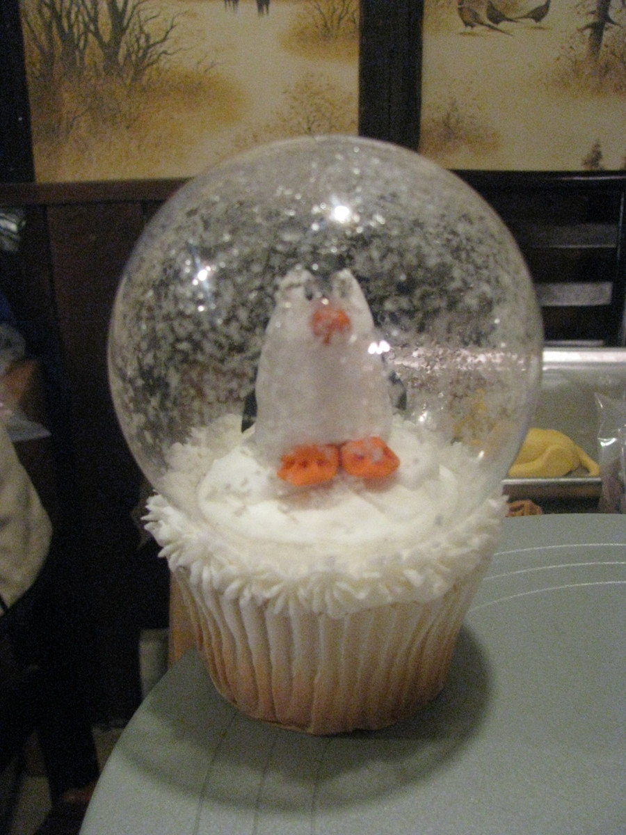 Snow Globe Cupcakes
 Snow Globe Cupcakes CakeCentral