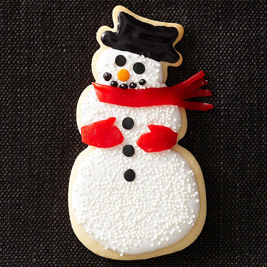 Snowman Sugar Cookies
 Christmas Cookies Shaped Like Snowmen