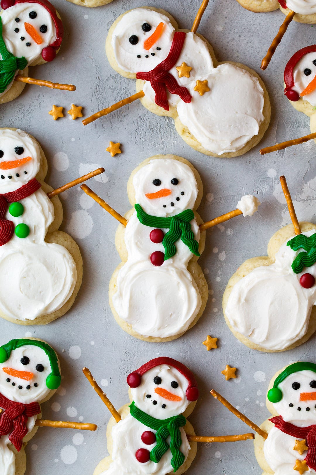 Snowman Sugar Cookies
 Lofthouse Style Snowman Sugar Cookies Cooking Classy