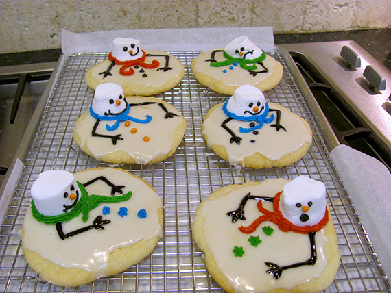 Snowman Sugar Cookies
 Melted Snowman Cookies Recipe