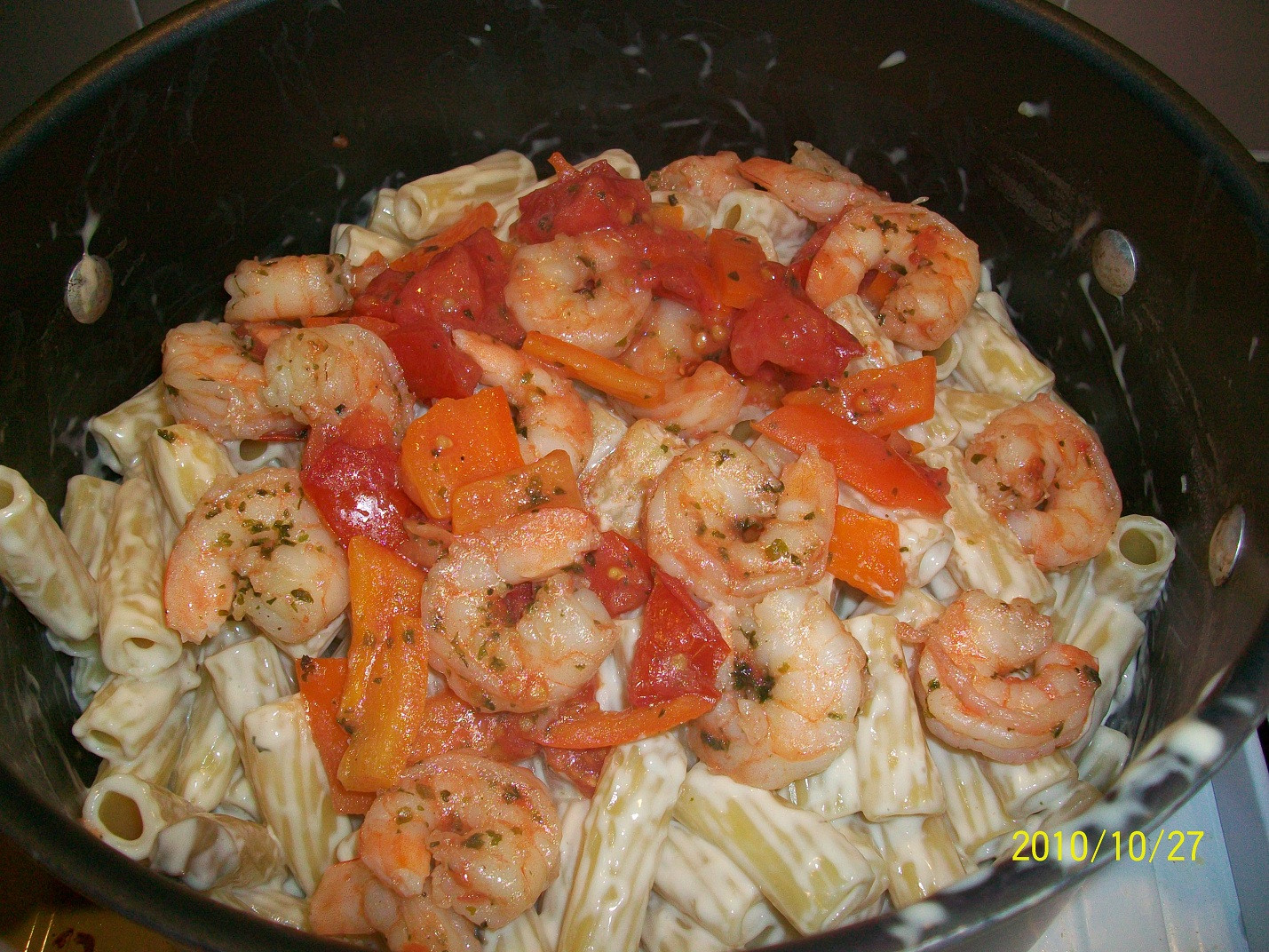 Something Different For Dinner
 Something Different For Dinner Shrimp Alfredo with