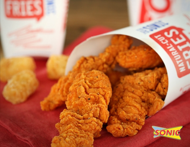Sonic Chicken Strip Dinner
 Sonic Introduces New Spicy Super Crunch Chicken Strips