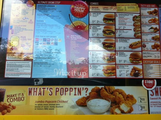 Sonic Dessert Menu
 Sonic Drive In Slidell LA