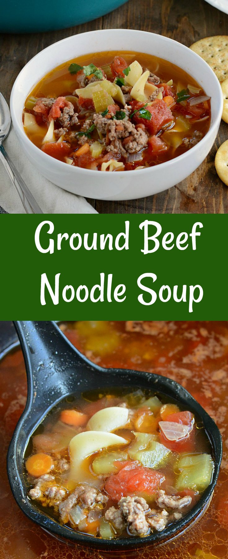 Soup Recipes With Ground Beef
 Ground Beef Noodle Soup Meatloaf and Melodrama