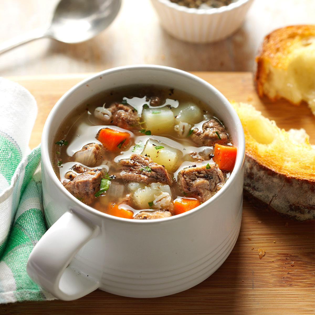 Soup Recipes With Ground Beef
 Ground Beef Barley Soup Recipe