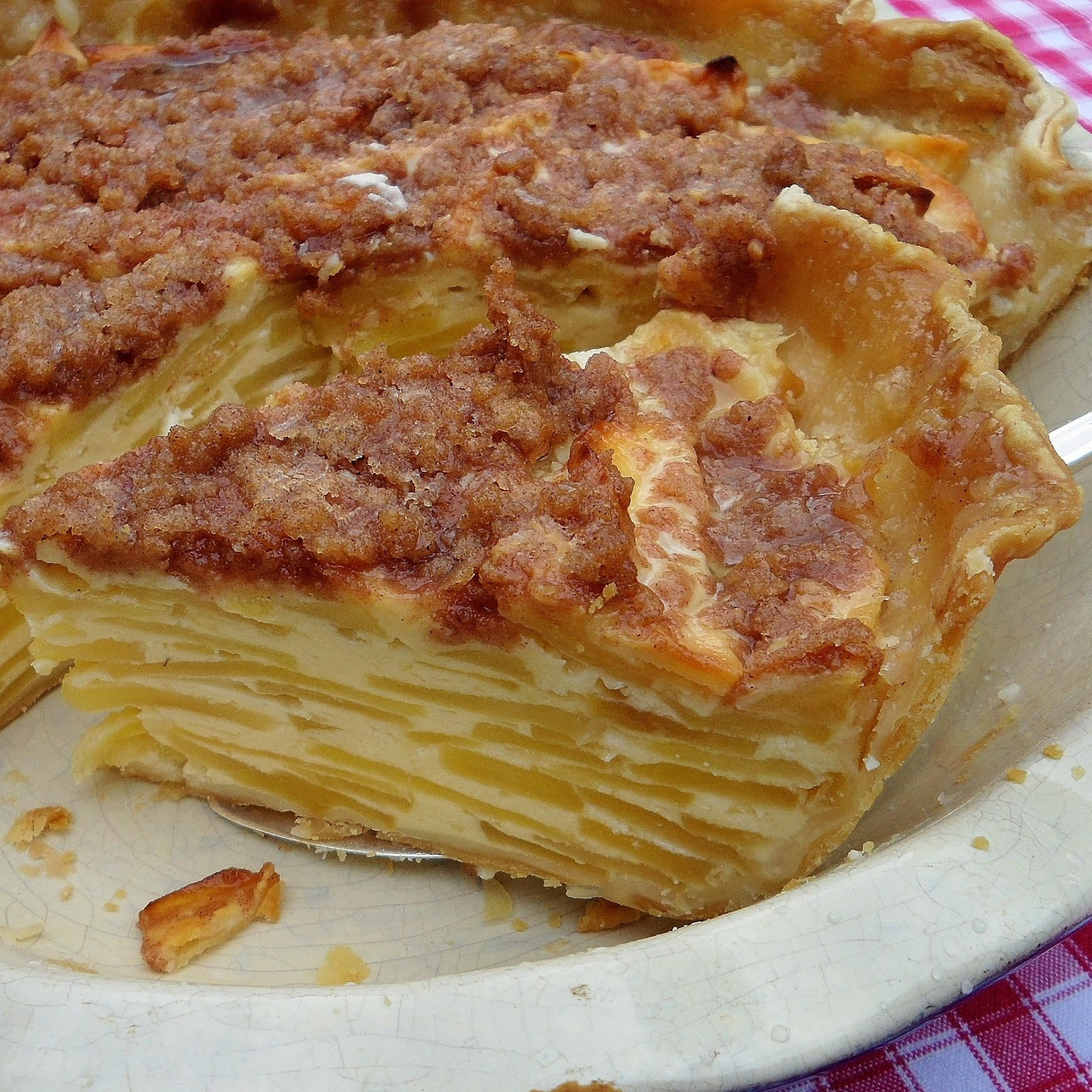 Sour Cream Apple Pie
 Sage Trifle Sour Cream Apple Pie with Streusel Topping